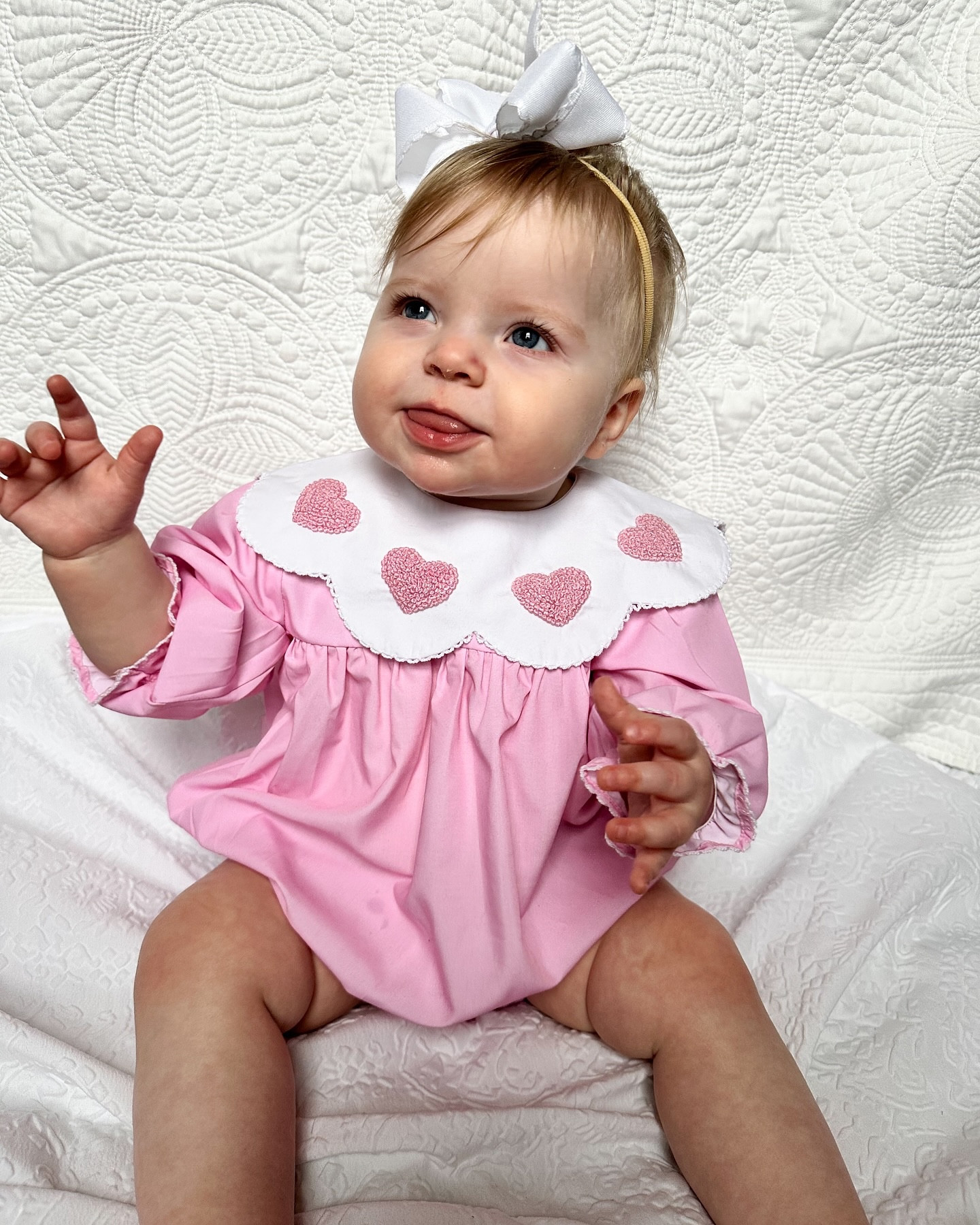 Addison’s #ootd • Happy Valentine’s week! If these thigh bows don’t melt you how are we friends? 💕🎀

#LTKBaby #LTKKids
