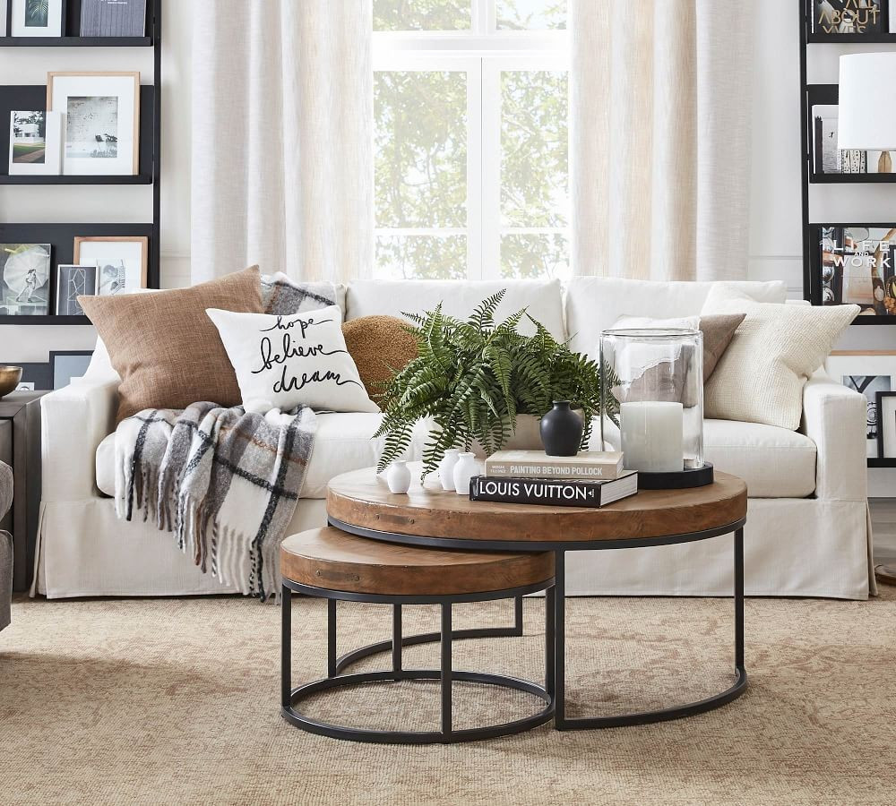 York Slope Arm Slipcovered Sofa | Pottery Barn (US)