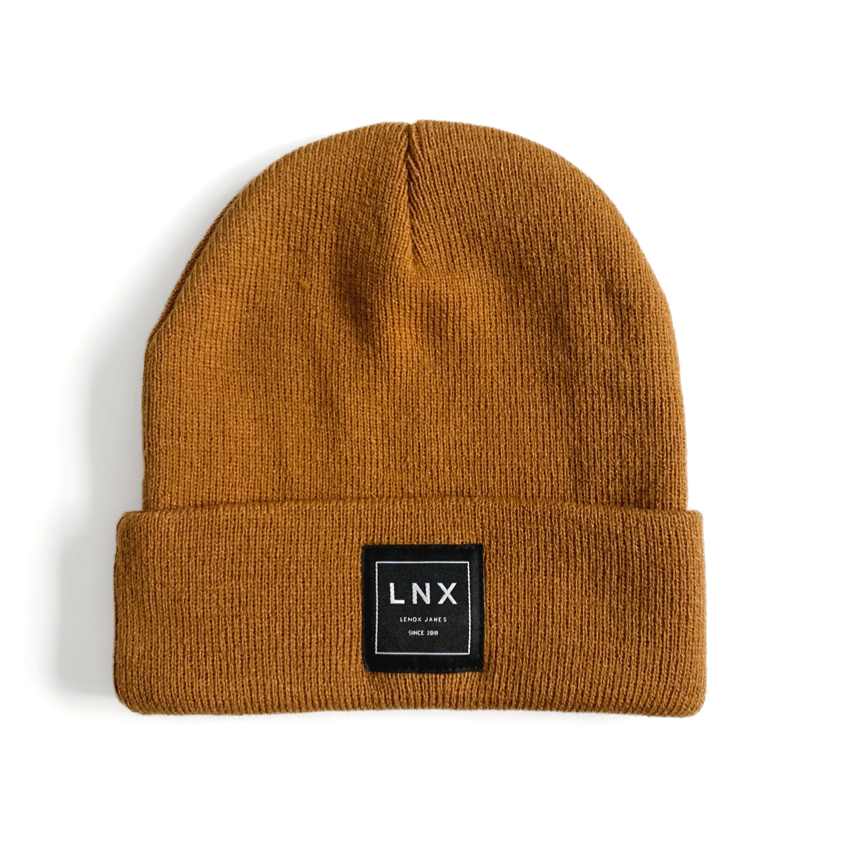 CLASSIC KNIT BEANIE - CAMEL | LENOX JAMES