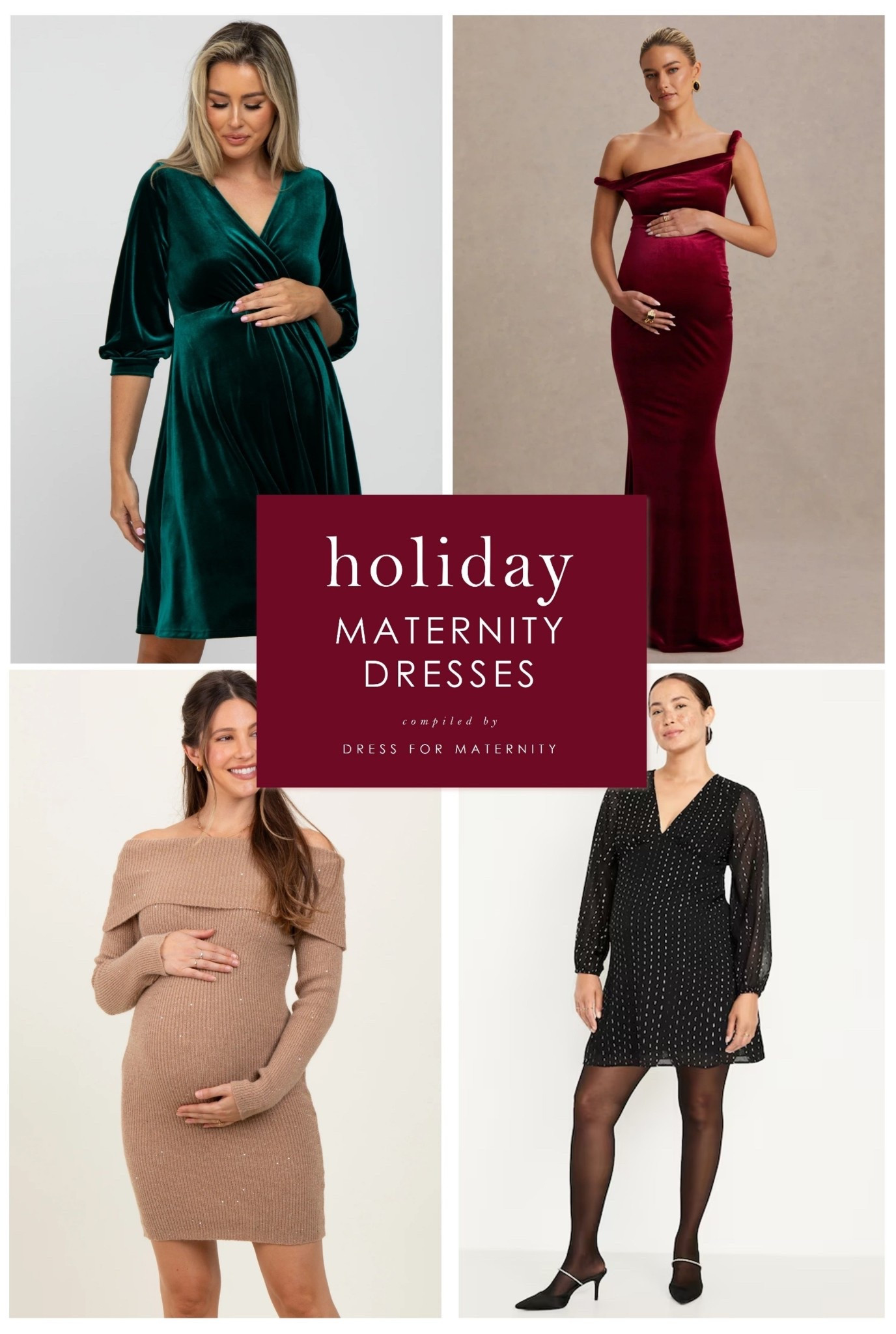 Maternity dresses for holiday parties 
Christmas maternity dress 
Family photo dress for pregnancy announcement
Maternity party dress 
Christmas party dress 
Holiday pregnancy style 
Velvet maternity dress 
Formal maternity dress 
Bump friendly dress for Christmas 
Work holiday party maternity dress 



#LTKBaby #LTKBump #LTKHoliday
