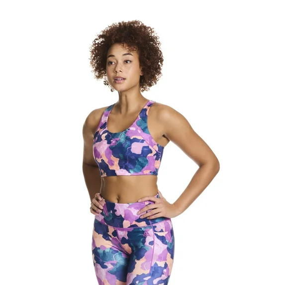 Reebok Women's and Women's Plus Medium Impact Reflex Sports Bra, Sizes XS-4X | Walmart (US)