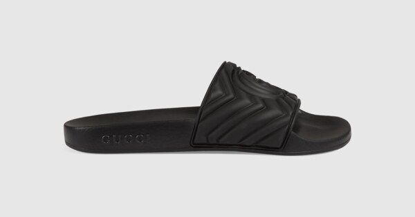 Women's matelassé rubber slide | Gucci (US)