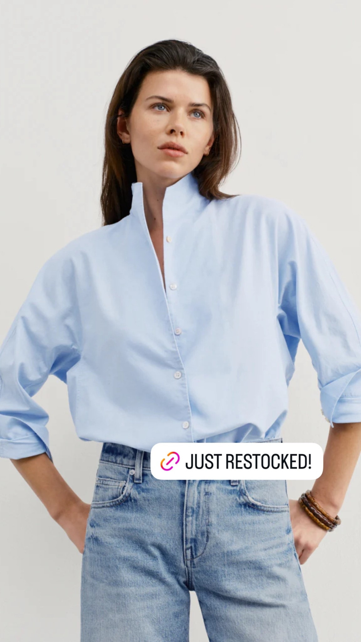 My favorite spring capsule button down was restocked. Also comes in white and stripes!

#LTKmomlife #LTKootd #LTKgrwm