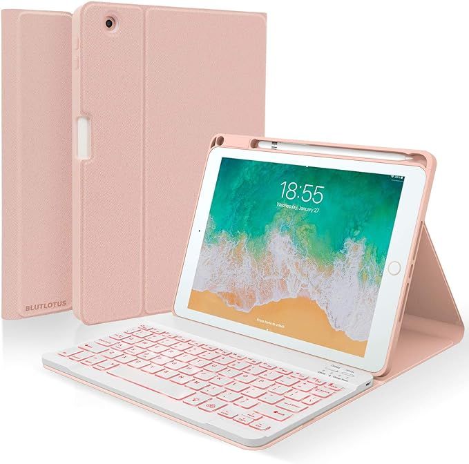 BLUTLOTUS Keyboard case for iPad 9.7 Inch Air 2, iPad 5th/iPad 6th Generation (2017/2018) Case wi... | Amazon (US)