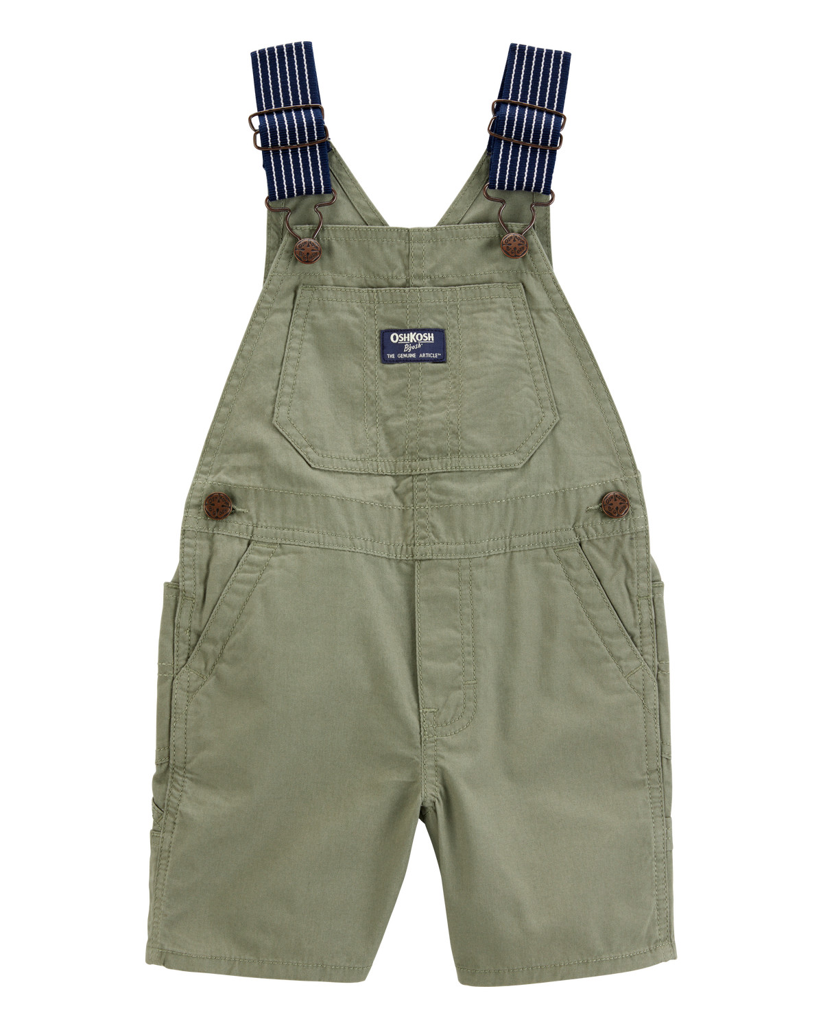 Baby Woven Shortalls - Green - OshKosh | Carter's | Carter's Inc