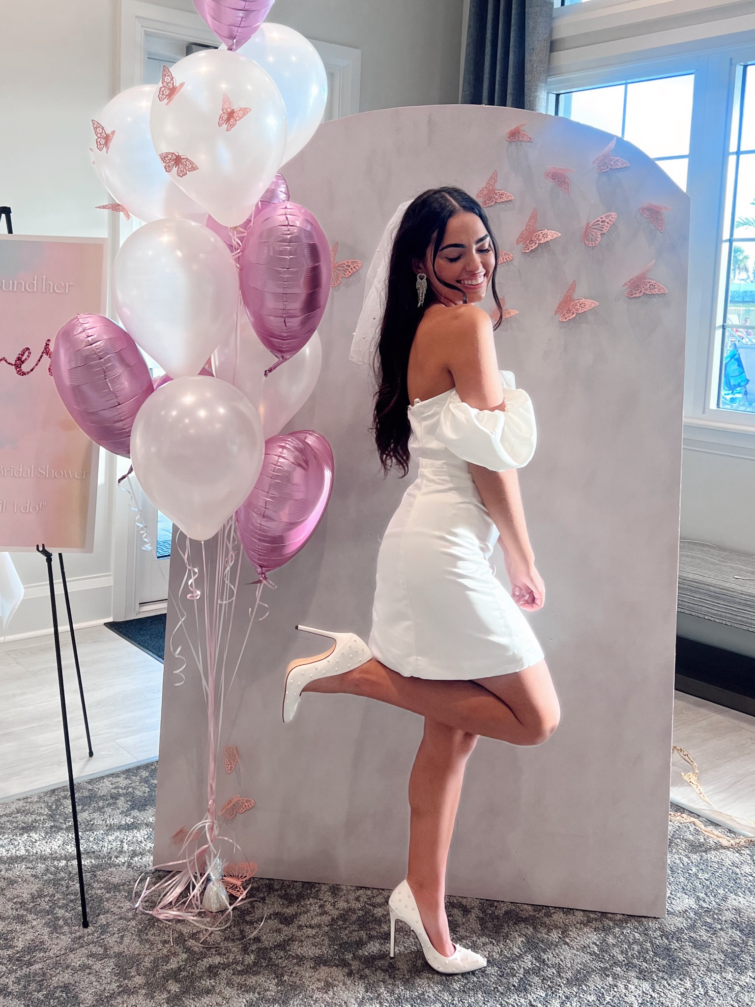 bride, bridal shower, wedding, rehearsal dinner, white dress, mini dress, graduation dress, white heels, bridal heels, wedding shoes, veil, bachelorette outfits, earrings, statement earrings, birthday earrings, heart earrings, selena gomez earrings

#LTKwedding #LTKfindsunder100 #LTKSeasonal