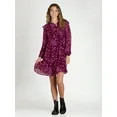 Time and Tru Women's Pintuck Mini Dress with Long Sleeves, Sizes XS-XXXL | Walmart (US)
