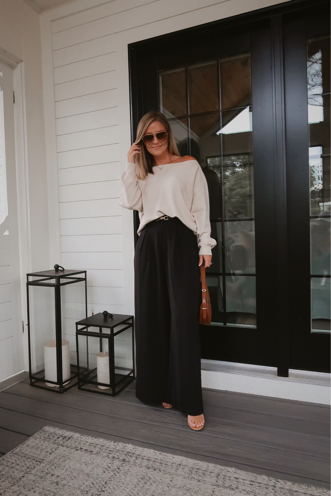 One Size Fits All Amazon sweater / XS Amazon trousers 🖤

#LTKstyletip #LTKfindsunder50 #LTKworkwear