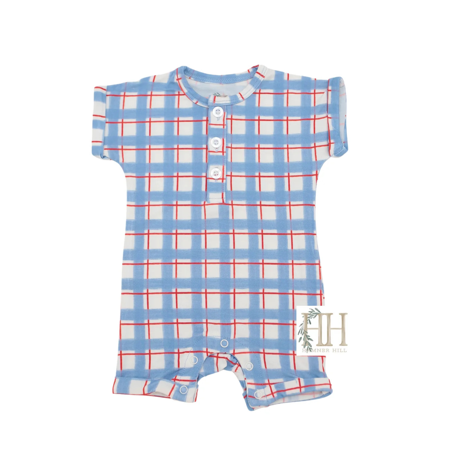 Home of the Brave Button Romper | Hamner Hill