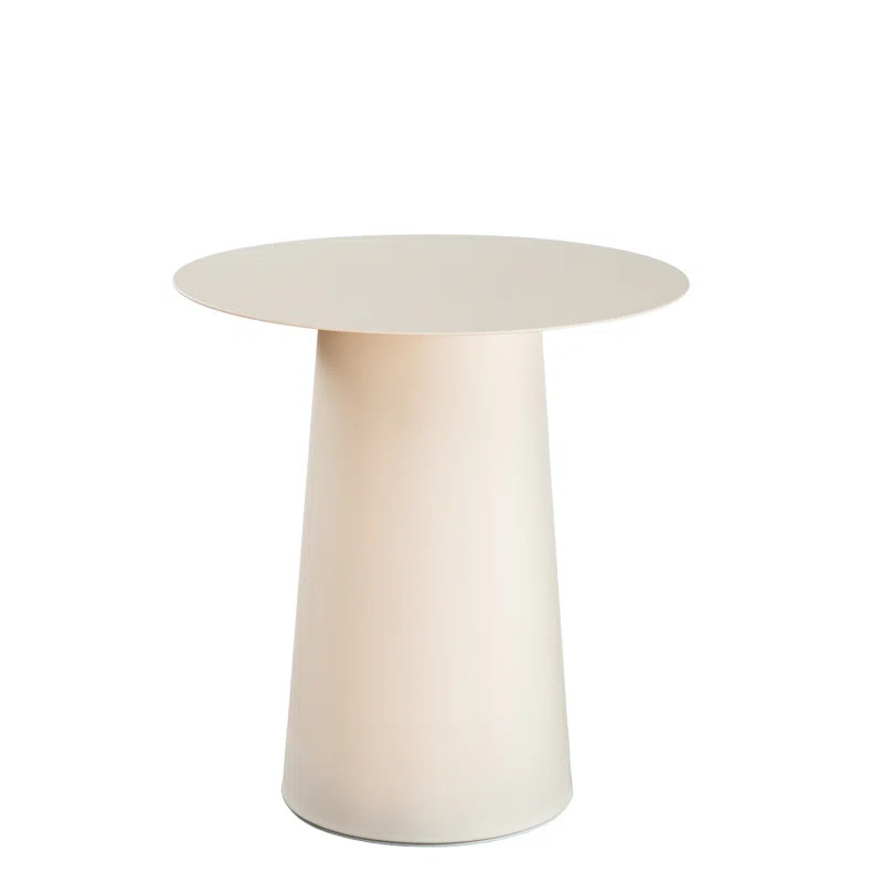 Dellia Mid Century Modern Metal Single Round Coffee Table | Wayfair North America