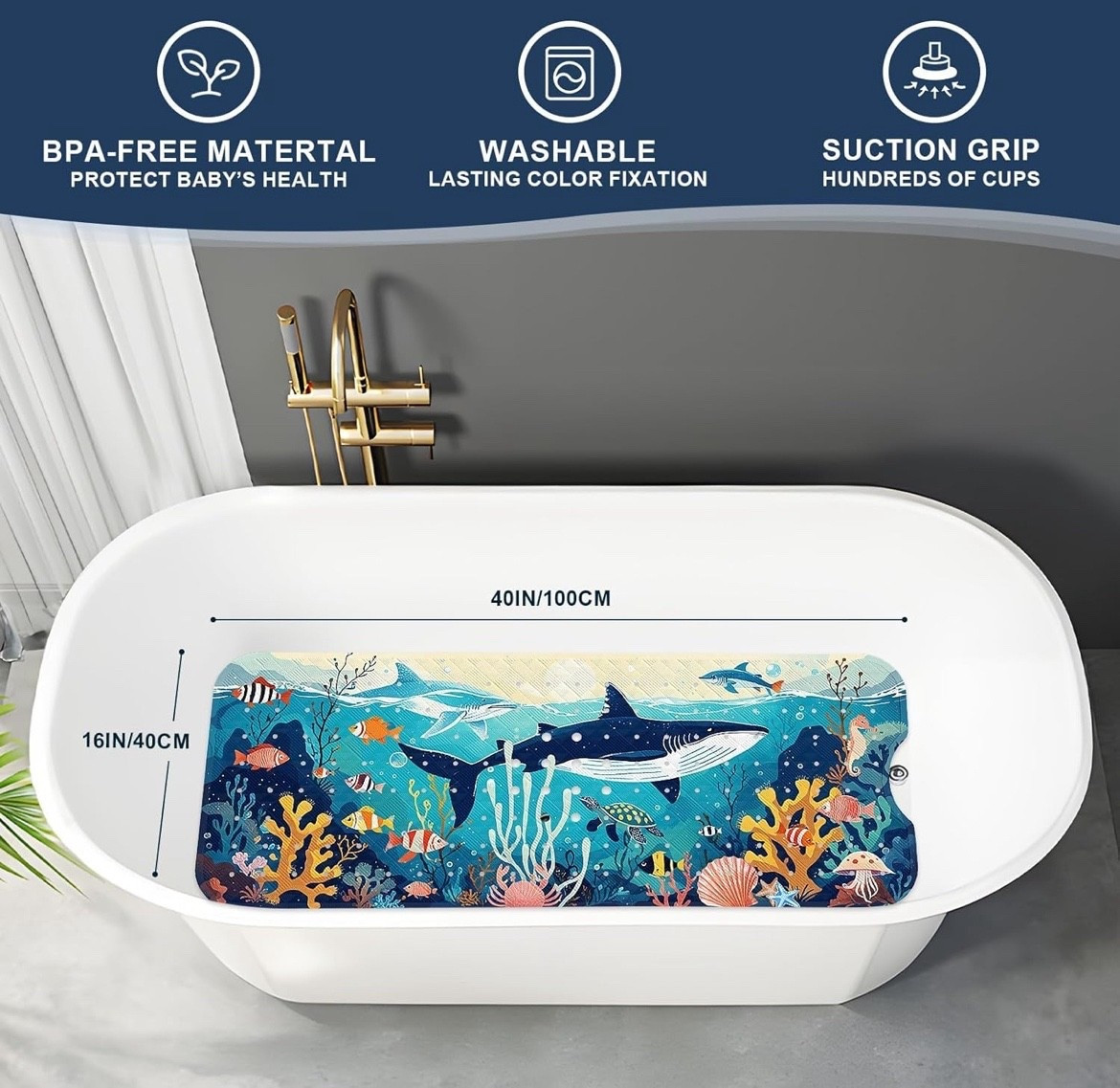 Slip free bath mat!

#LTKBaby #LTKKids #LTKFamily