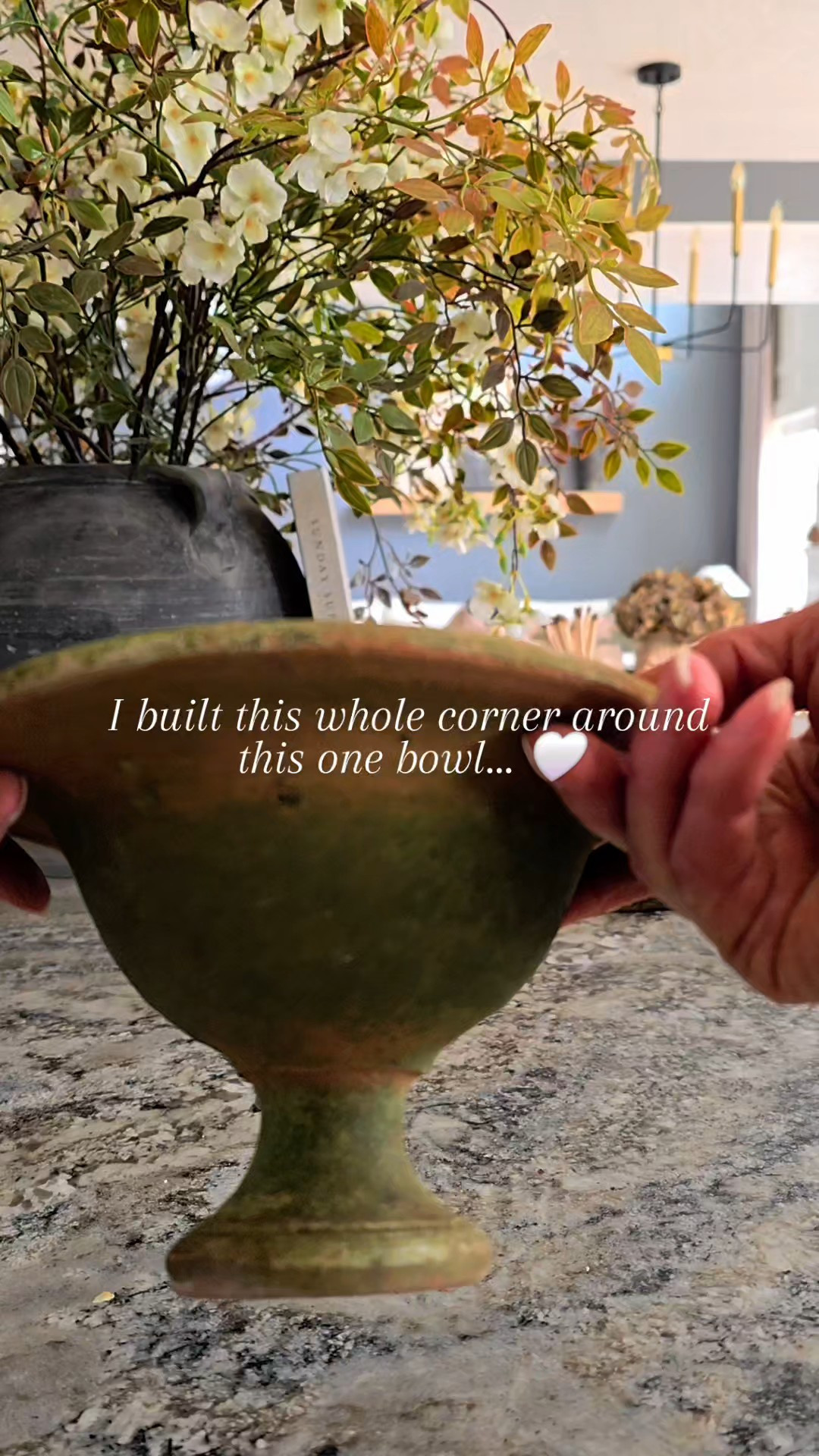 I built this whole corner around this one bowl… and now it finally feels complete 🤍It’s the aged terracotta, the soft candlelight, and those delicate layered details that make it feel so warm and lived-in.Simple pieces… but together it feels so elevated ✨Everything is linked for you here!

#LTKHome #LTKU