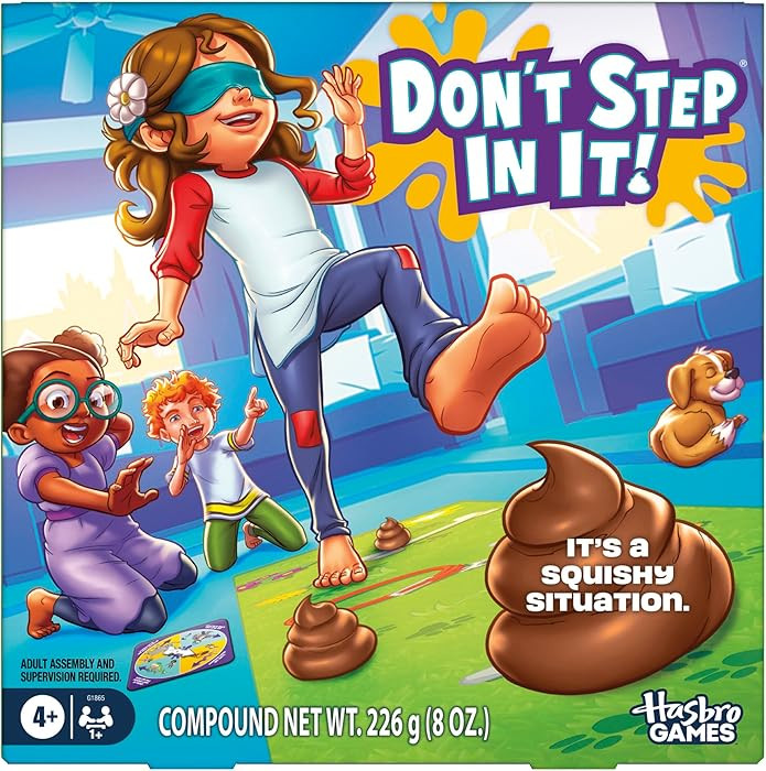 Don't Step in It! Preschool Game, Poop Party Game, 1+ Players, Ages 4+, Funny Kids Board Games
  ... | Amazon (US)