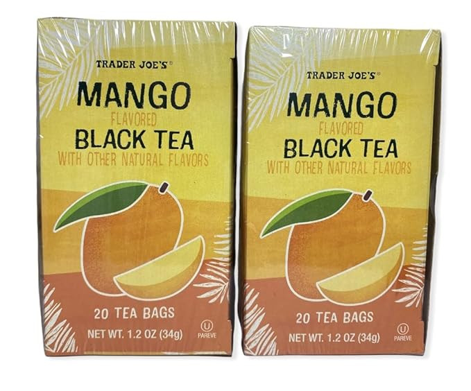 Trader Joe's Mango Flavored Black Tea (Pack of 2) | Amazon (US)