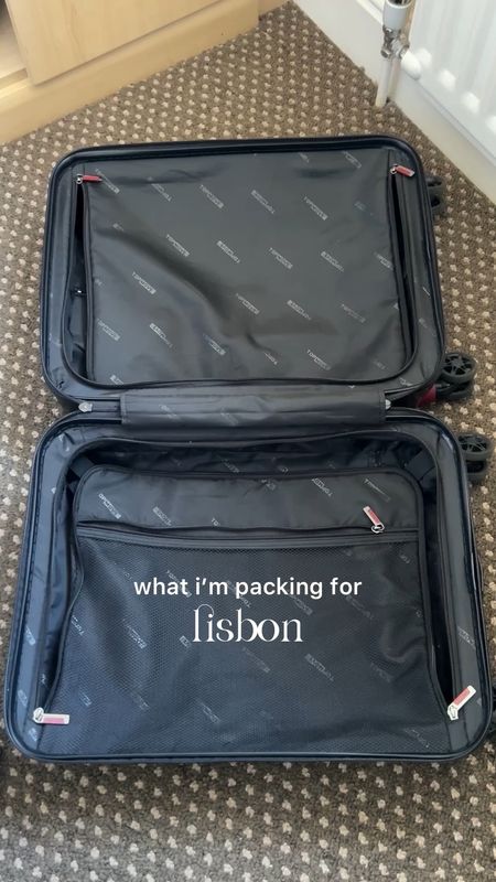 pack with me for lisbon 🚡