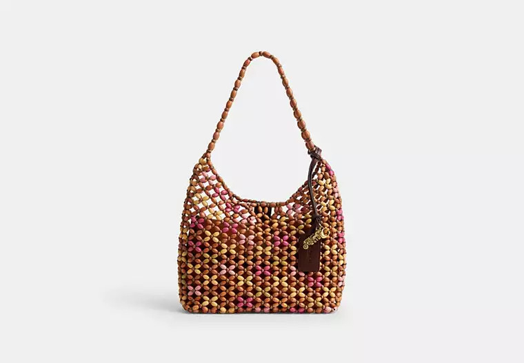 Brooklyn Shoulder Bag 28 With Wooden Beading | Coach (US)