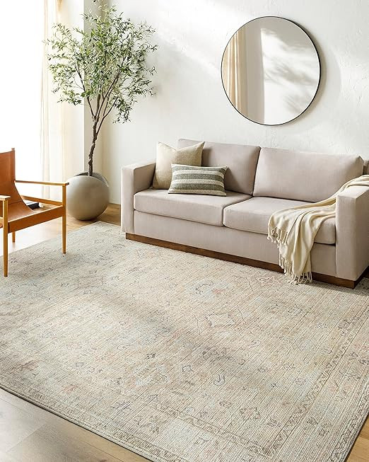 Becki Owens x Surya Marlene Area Rug, 7'10" x 10', Cream | Amazon (US)
