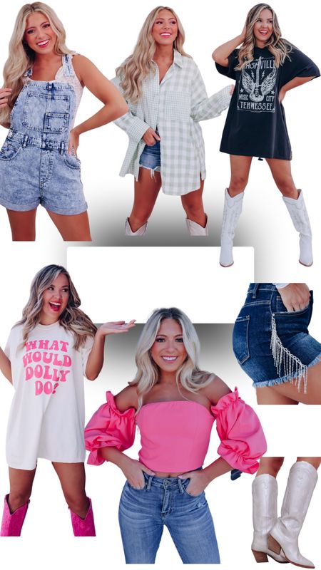 Country concert series!

Morgan Wallen Outfit
Country Concert Outfit
Concert outfit
Overall shorts
Tshirt dress 
Festival outfit 

#LTKFestival #LTKstyletip #LTKSeasonal