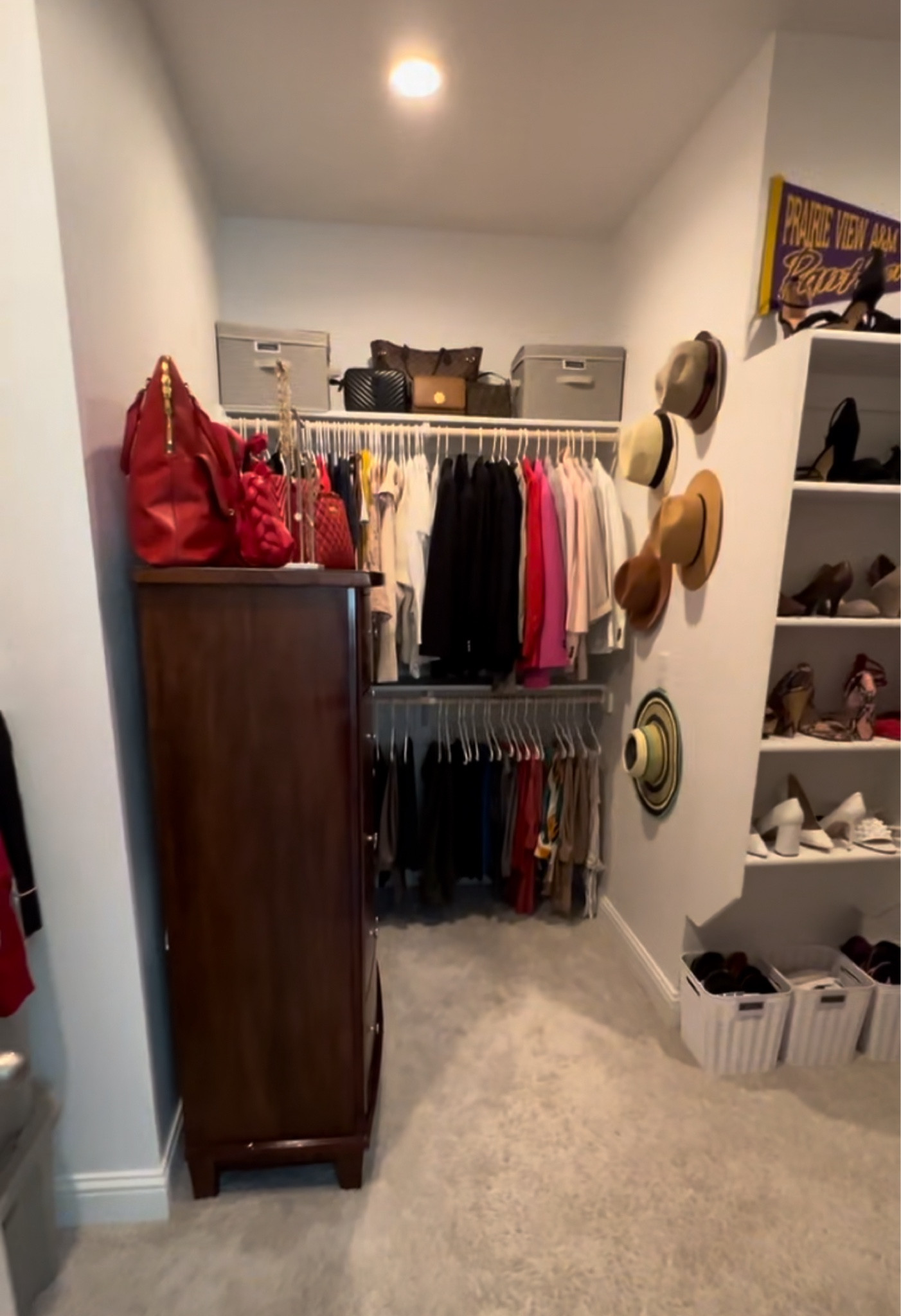 Closet organization for the win!! 