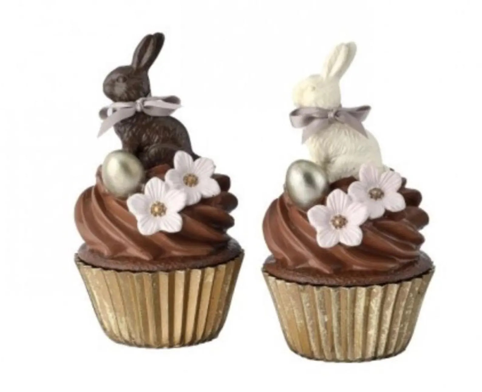 6" Resin Bunny Rabbit Cupcake Spring and Easter Home Decoration - Etsy | Etsy (US)