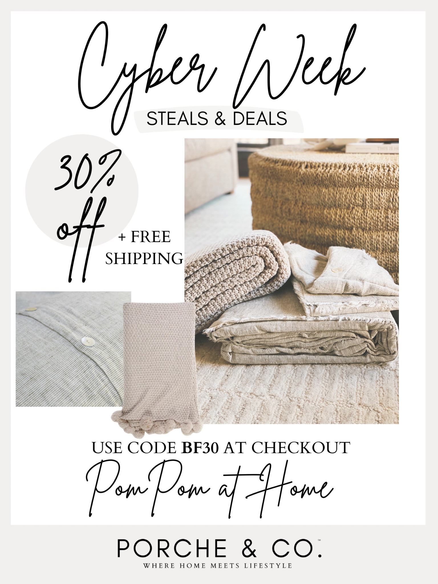 Black Friday sales, cyber week sales, pom Pom at home bedding, bedding on sale

#LTKSaleAlert #LTKCyberWeek #LTKHome