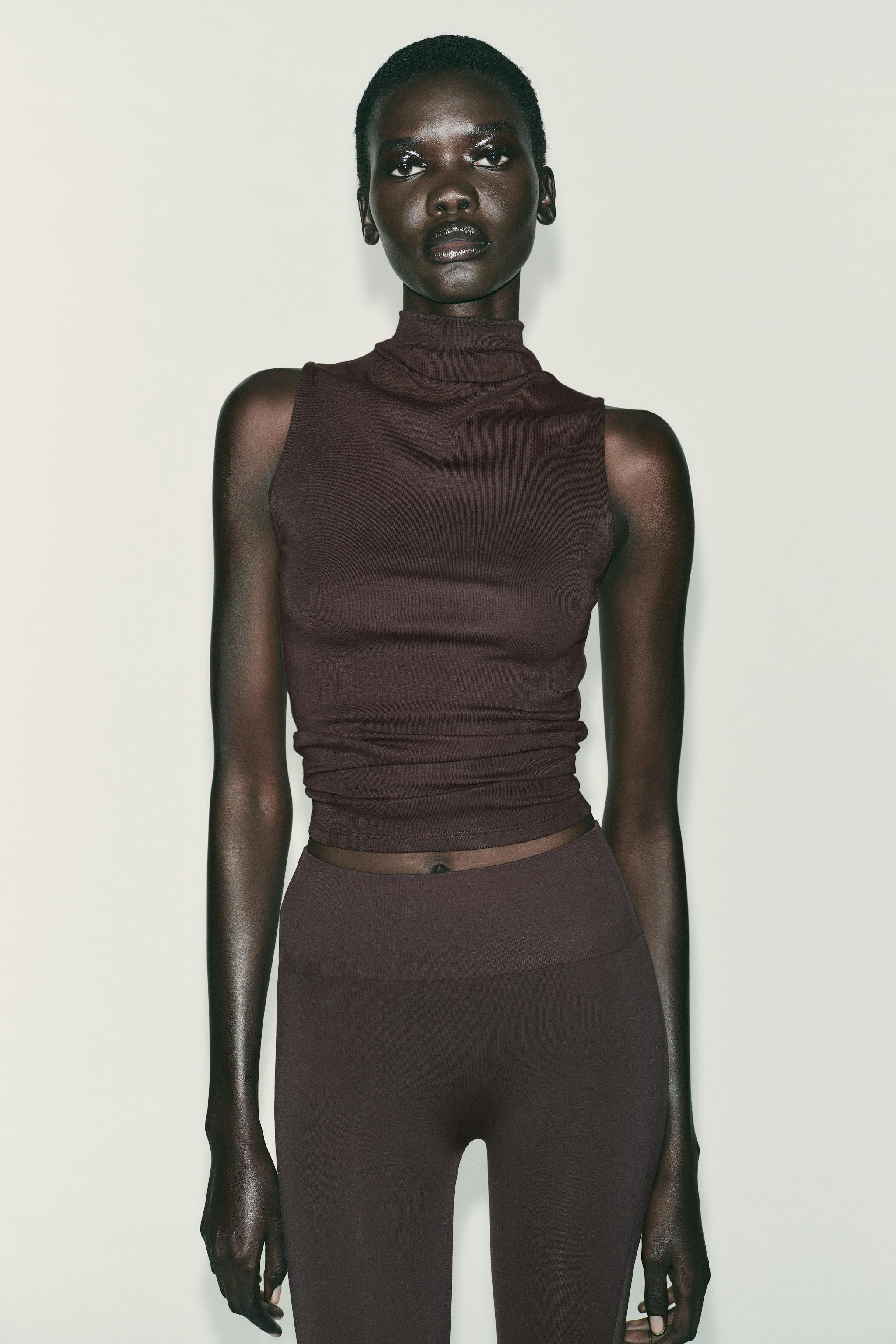 COTTON MODAL TOP | Zara US