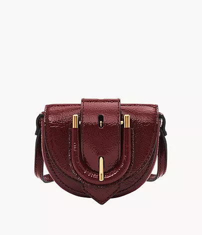 Harwell Leather Micro Flap Crossbody Bag | Fossil (US)