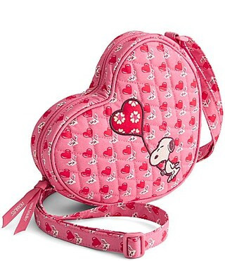 Vera Bradley x Peanuts Snoopy Love is in the Air Verona Heart Crossbody Bag - Love is in the Air | Dillard's