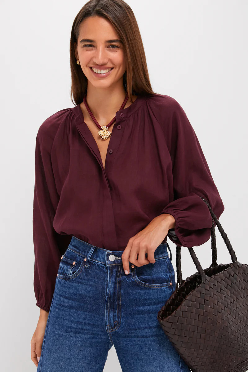 Winetasting Sawyer Blouse | Tuckernuck (US)