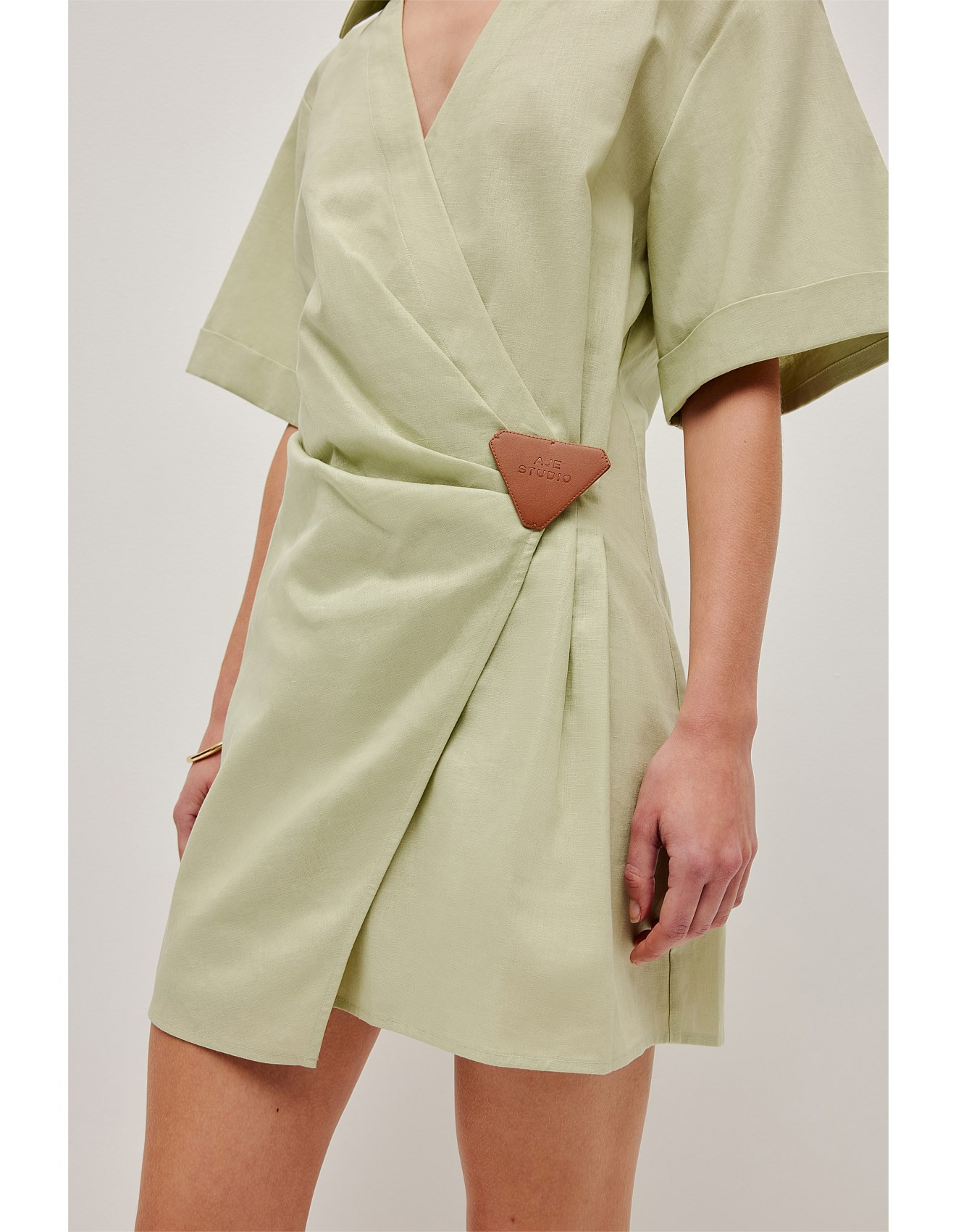 SABLE WRAP MINI DRESS | David Jones (Australia & New Zealand)