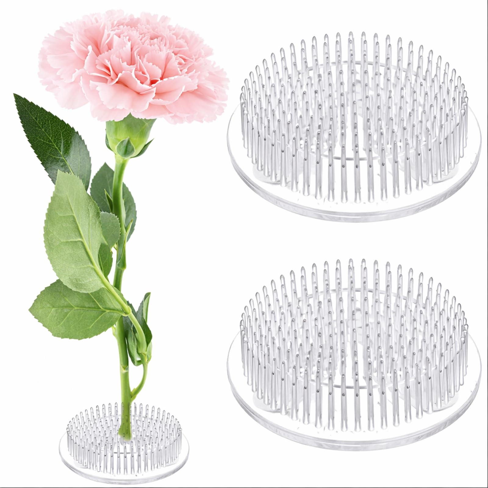 Waydress 2 Pcs 2.8 Inch Plastic Flower Frog Flower Pins Floral Frog for Arrangements Vase Japanes... | Amazon (US)