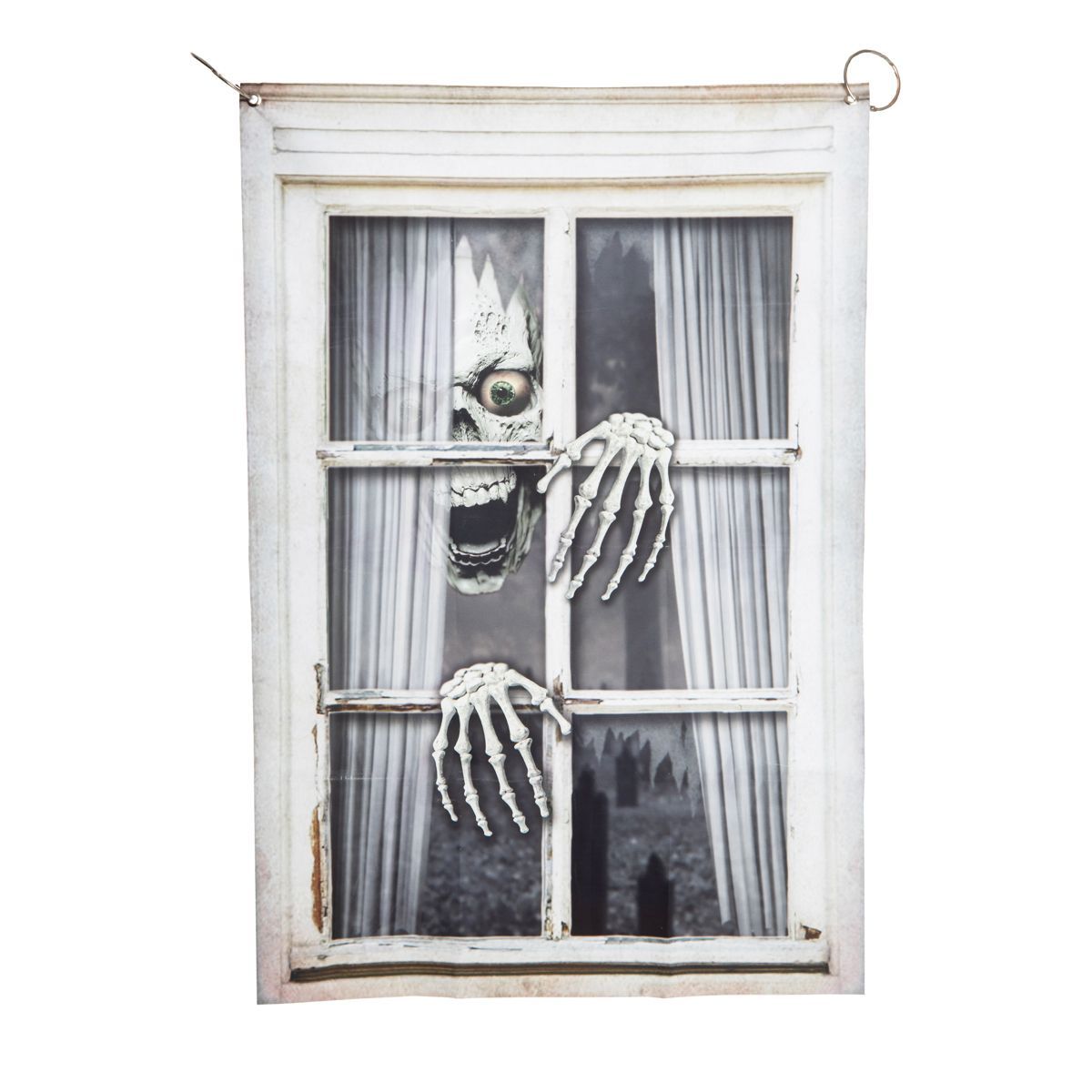 Gallerie II Fake Window Skull And Hands Halloween Décor | Target