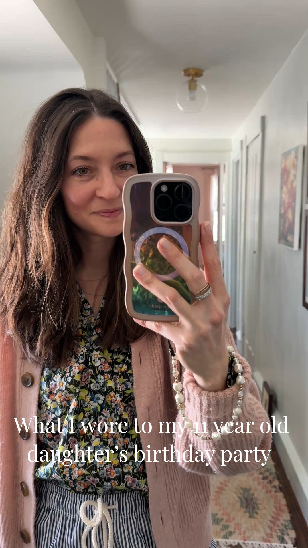 What I wore to my 11 year old’s birthday party! This floral print top is old Doen but these striped poplin pants are one of my favorite wardrobe items! They’re so comfortable & are a subtle statement, especially when paired with a printed blouse! Would also be cute for Valentine’s Day!

#LTKWorkwear #LTKootd #LTKgrwm