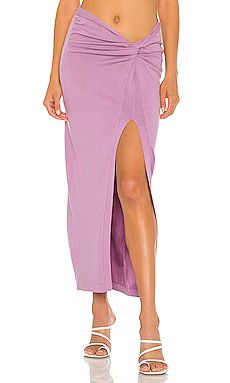 Ronny Kobo Desdemonia Knit Skirt in Lavender from Revolve.com | Revolve Clothing (Global)