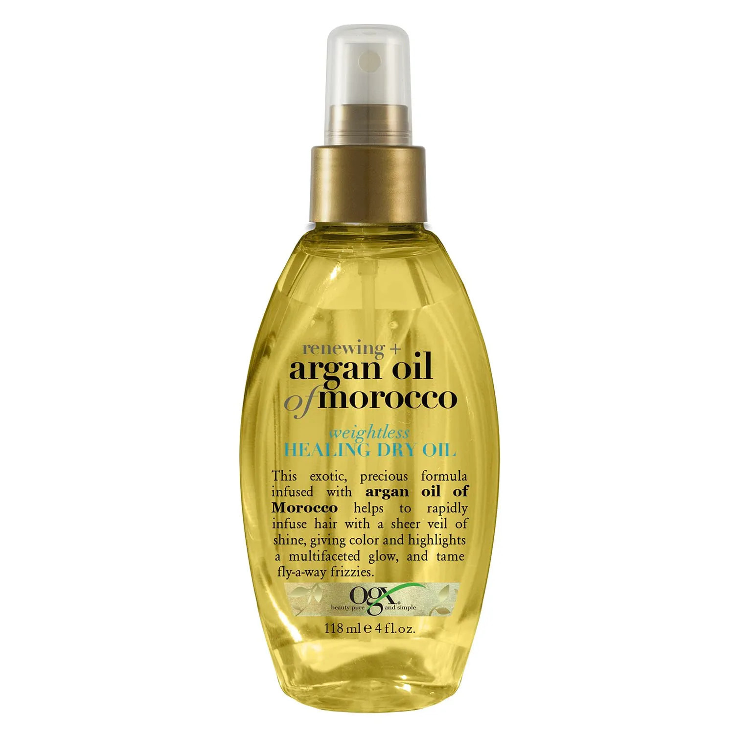 OGX Renewing + Argan Oil of Morocco Weightless Healing Dry Oil Spray, Lightweight Hair Oil Mist f... | Amazon (US)