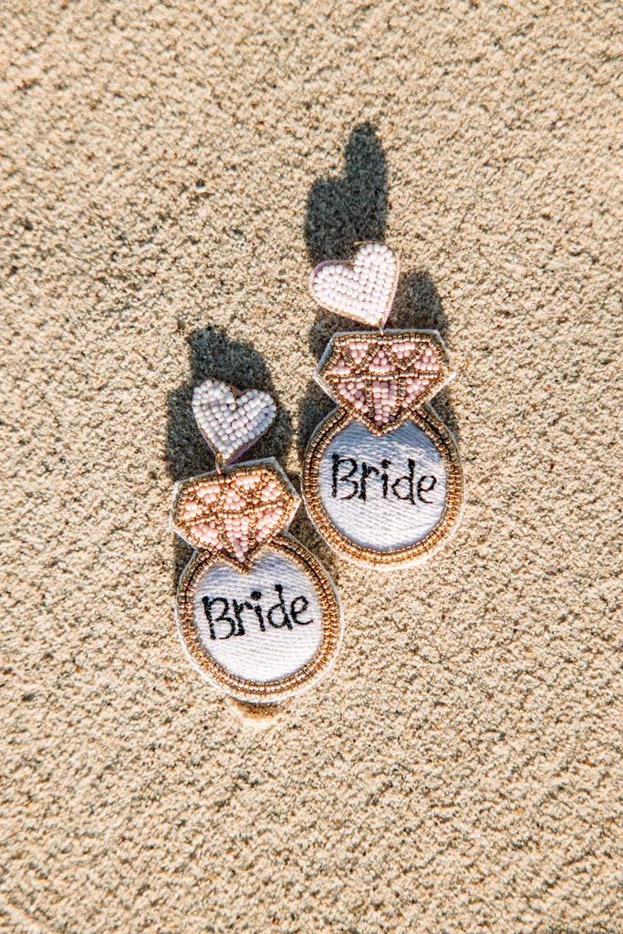 Bride and Bling White Earrings | The Mint Julep Boutique