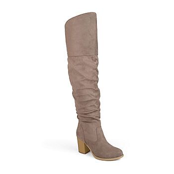 Journee Collection Womens Kaison Stacked Heel Dress Boots | JCPenney