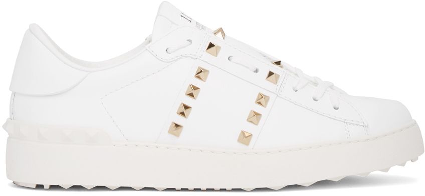 White Rockstud Untitled Open Sneakers | SSENSE