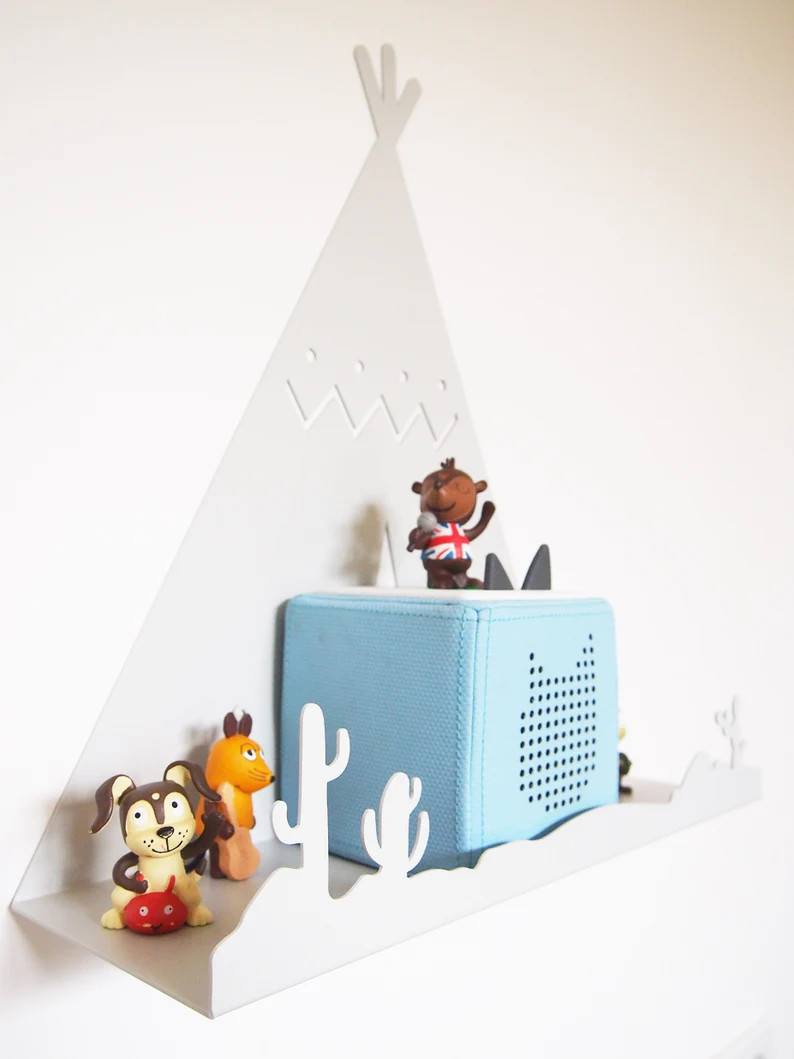 Musik Boord - children's shelf for a music box in the design of a whale and a teepee | Etsy (US)