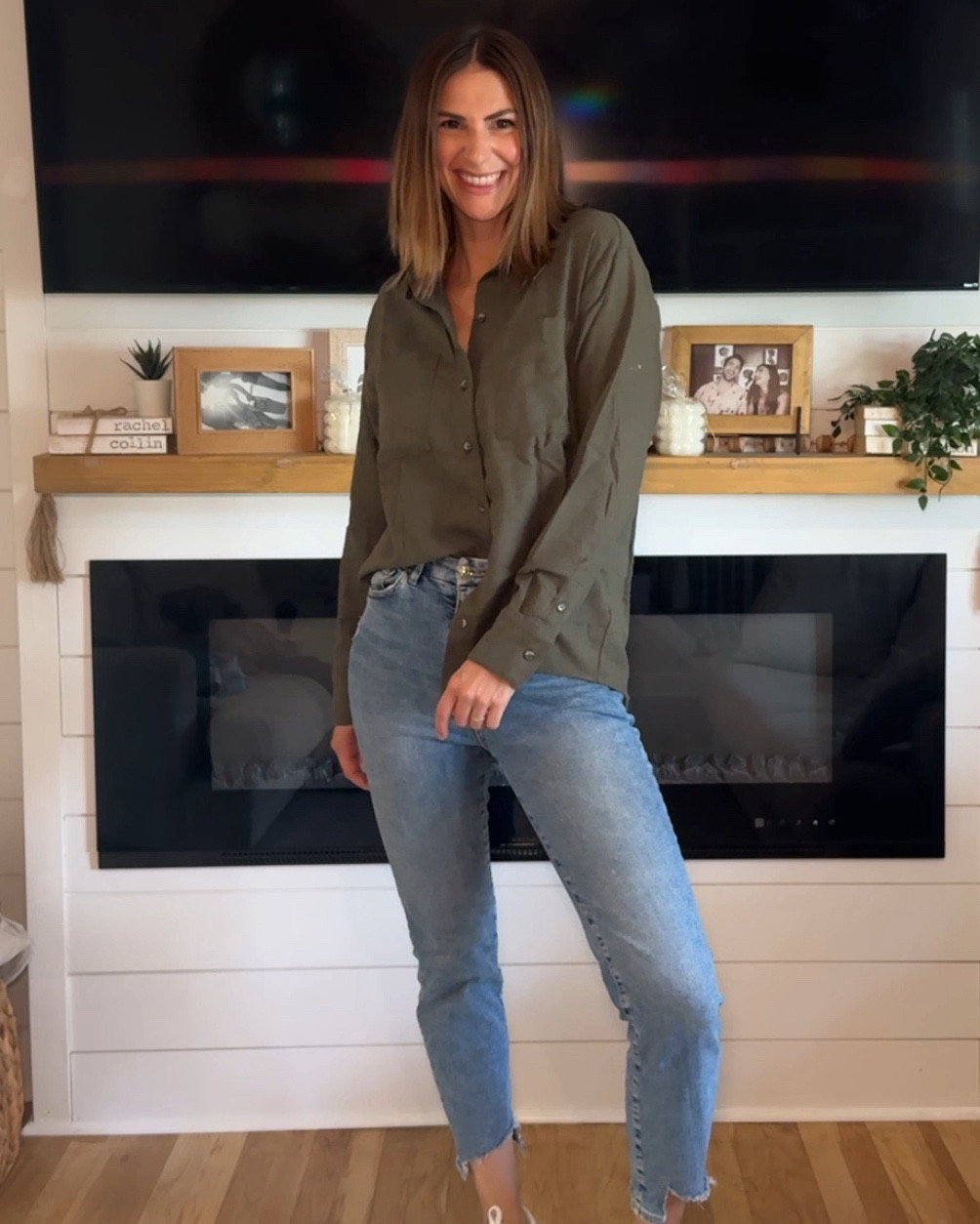 Such a soft button down to add to your fall rotation this season. 
Wear buttoned or unbuttoned. 

I love the color of this. It’s comfy to wear - style casual or dress it up. 



Under 50 / on sale / button down / fall flannel / fall outfit | casual outfit

#LTKSaleAlert #LTKStyleTip #LTKFindsUnder50