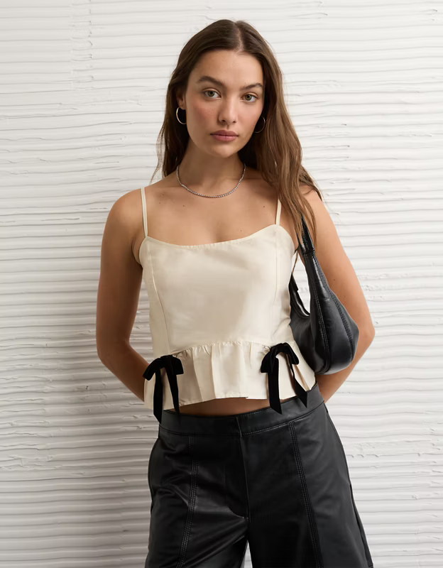 AE Bow Corset Top | American Eagle Outfitters (US & CA)