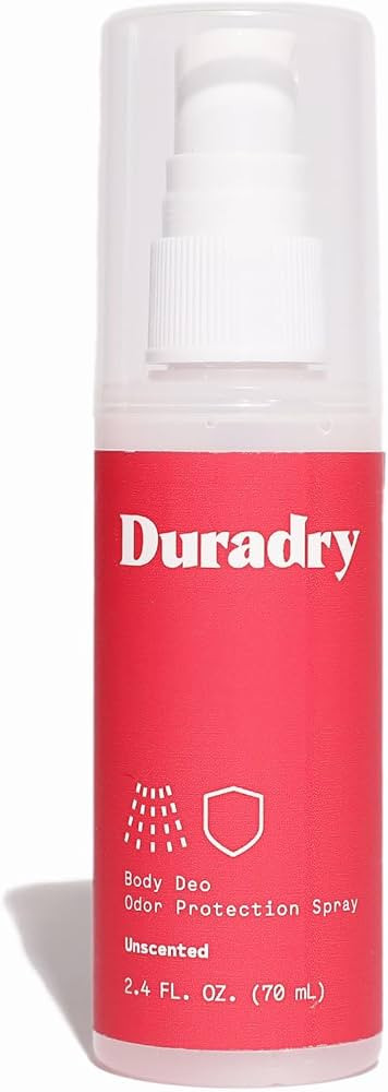 Duradry Body Deodorant Spray - Aluminum Free Deodorant, Prevent and Eliminate Any Body Odor Natur... | Amazon (US)