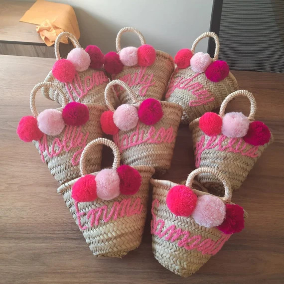 Wedding tote bag monogrammed bag  straw bag Personalized | Etsy | Etsy (US)