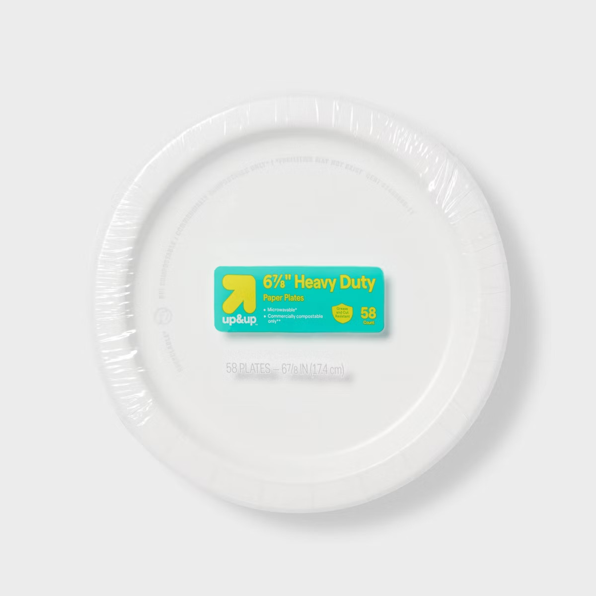 White Plate 6.8" - 58ct - up & up™ | Target