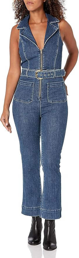 Show Me Your Mumu Womens Jacksonville Cropped Jumpsuit | Amazon (US)