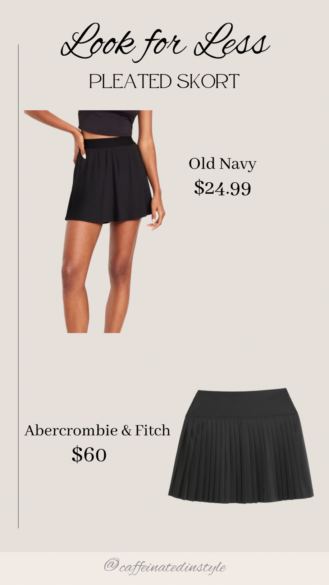 Look for Less// pleated skort

#LTKmidsize #LTKfindsunder50 #LTKsalealert