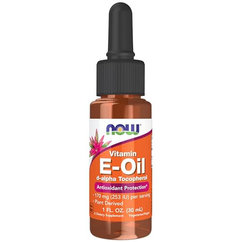 NOW Foods Supplements, Natural Vitamin E-Oil Liquid (D-Alpha Tocopherol), Antioxidant Protection*, 1-Ounce | Amazon (US)