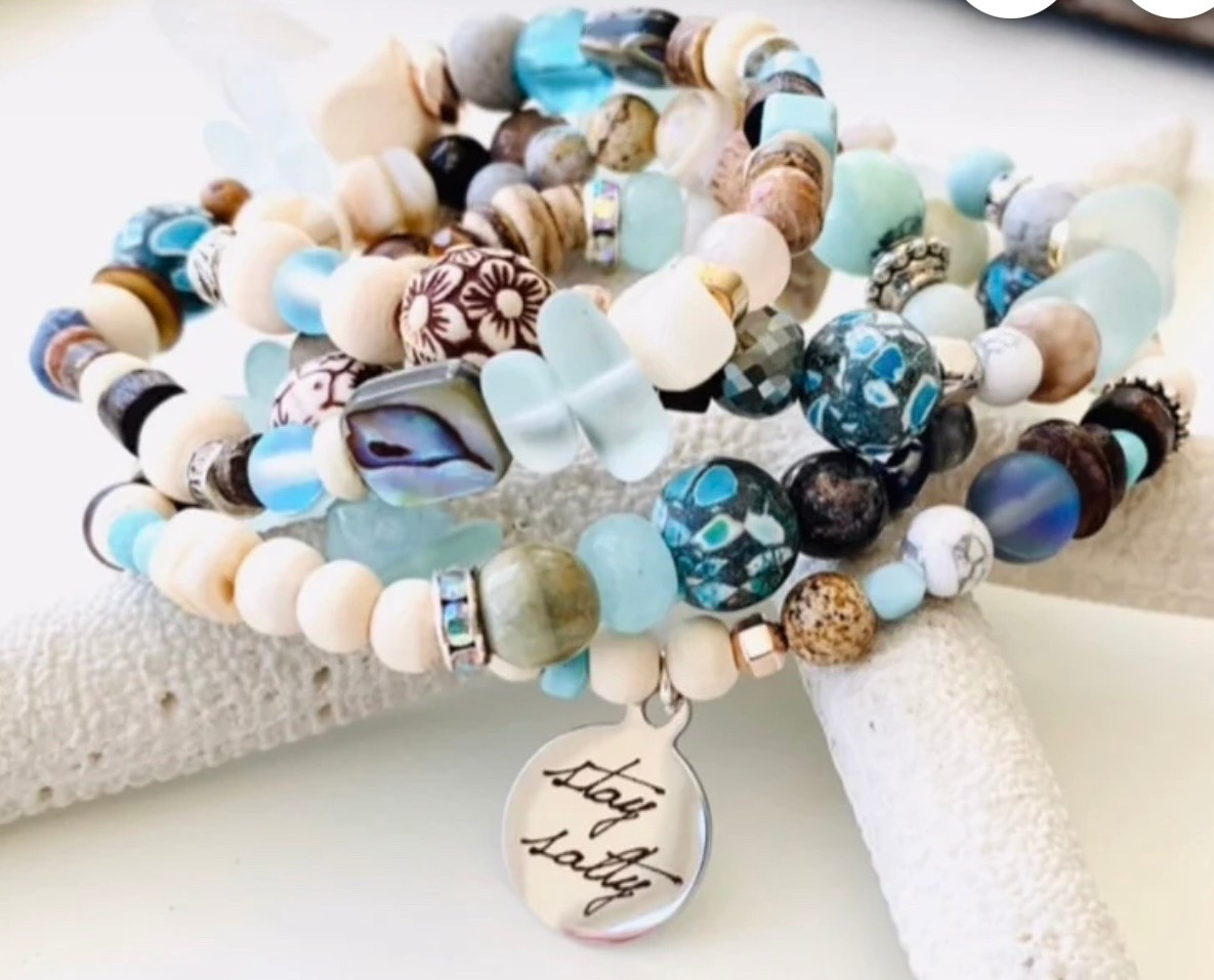 Ready for summer! I’m loving this bracelet stack! #bracelet #stack #motherofpearl #etsy

#LTKTravel #LTKStyleTip #LTKSeasonal