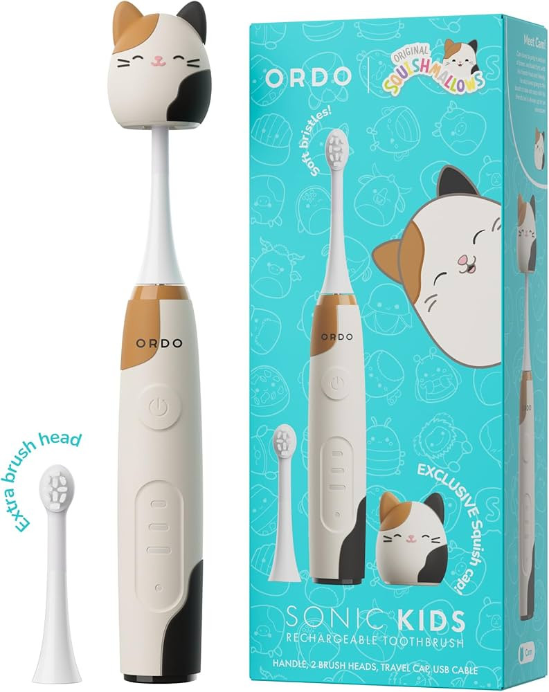 ORDO Sonic Squishmallows Kids Electric Toothbrush \u2013 Rechargeable, 3 Brushing Modes, 2-Min Ti... | Amazon (UK)