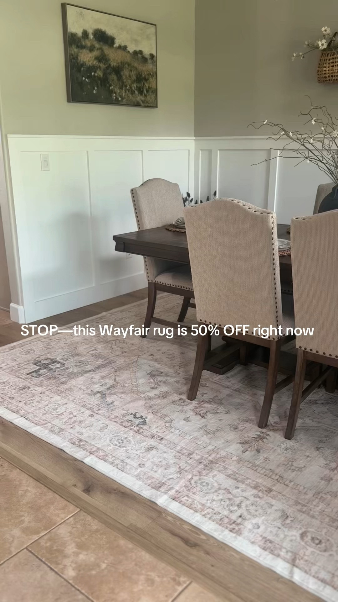 This soft taupe vintage rug is another one of my favorite finds 🤍
It adds the prettiest subtle pattern while still keeping everything neutral and elevated. Bonus—it’s machine washable and such a good deal right now @Wayfair 🙌🏼

#LTKHome